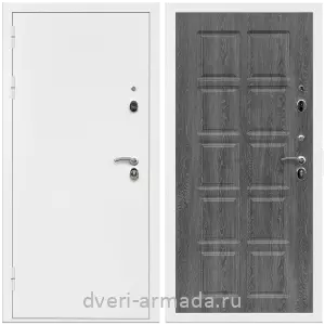Современные входные двери, Дверь входная Армада Оптима Белая шагрень / МДФ 10 мм ФЛ-38 Дуб Филадельфия графит