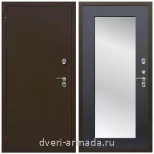 Белые двери с зеркалом, Дверь входная уличная в дом Армада Термо Молоток коричневый/ МДФ 16 мм ФЛЗ-пастораль, Венге