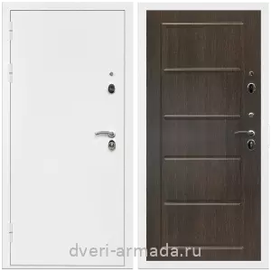 Входные двери в Подольске, Дверь входная Армада Оптима Белая шагрень / МДФ 6 мм ФЛ-39 Венге