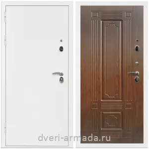 Одностворчатые входные двери, Дверь входная Армада Оптима Белая шагрень / МДФ 16 мм ФЛ-2 Мореная береза