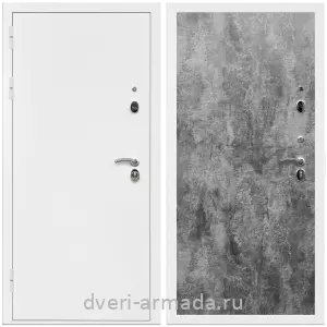 Входные двери Эврика, Дверь входная Армада Оптима Белая шагрень / МДФ 6 мм ПЭ Цемент темный