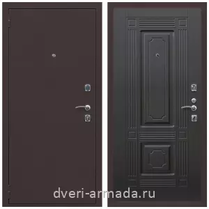 С теплоизоляцией для квартиры, Дверь входная Армада Комфорт Антик медь / МДФ 16 мм ФЛ-2 Венге