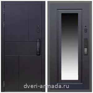 Входные двери лофт, Умная входная смарт-дверь Армада Оникс МДФ 10 мм Kaadas K9 / МДФ 16 мм ФЛЗ-120 Венге