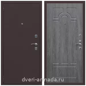 Утепленные входные двери, Дверь входная Армада Комфорт Антик медь / МДФ 6 мм ФЛ-58 Дуб Филадельфия графит