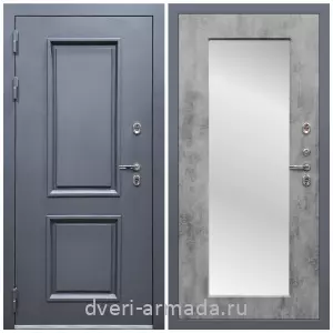 Дверь входная уличная в дом Армада Корса / МДФ 16 мм ФЛЗ-Пастораль, Бетон темный