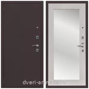 С теплоизоляцией для квартиры, Дверь входная Армада Комфорт Антик медь / МДФ 16 мм ФЛЗ-пастораль Дуб белёный