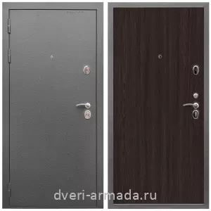 Входные двери 960х2050, Дверь входная Армада Оптима Антик серебро / МДФ 6 мм ПЭ Венге
