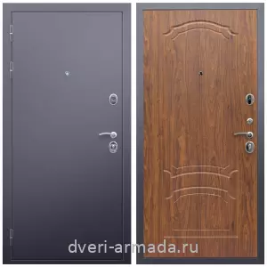 Входные двери 960х2050, Дверь входная металлическая утепленная Армада Люкс Антик серебро / МДФ 6 мм ФЛ-140 Морёная береза двухконтурная