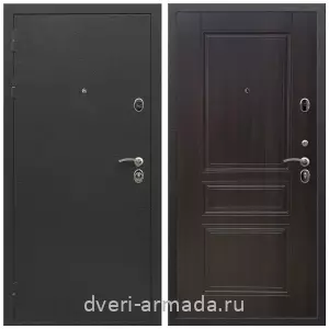Черные входные двери, Металлическая дверь входная Армада Престиж Черный шелк / МДФ 6 мм ФЛ-243 Эковенге