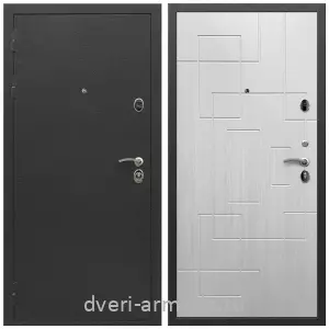 Черные входные двери, Металлическая дверь входная Армада Престиж Черный шелк / МДФ 16 мм ФЛ-57 Белый жемчуг