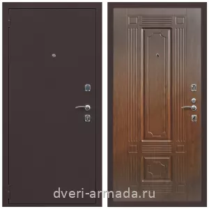 Утепленные входные двери, Дверь входная Армада Комфорт Антик медь / МДФ 16 мм ФЛ-2 Морёная береза