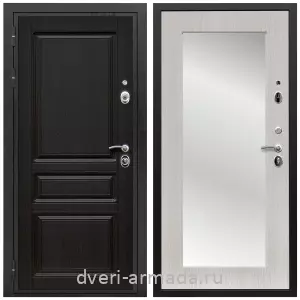 Белые двери с зеркалом, Дверь входная Армада Премиум-Н МДФ 16 мм ФЛ-243 Венге / МДФ 16 мм ФЛЗ пастораль Дуб беленый