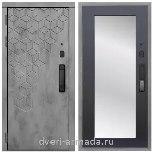 Входные двери с двумя петлями, Дверь входная Армада Квадро МДФ 16 мм Kaadas K9 /  МДФ 16 мм ФЛЗ-пастораль, Венге