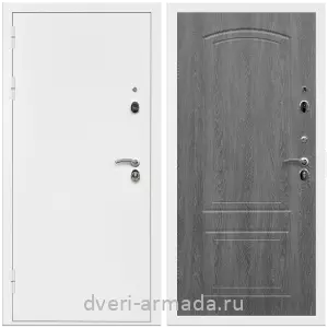 Входные двери в Подольске, Дверь входная Армада Оптима Белая шагрень / МДФ 6 мм ФЛ-138 Дуб Филадельфия графит