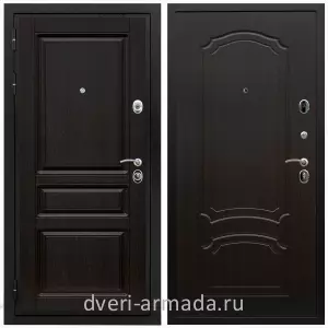 Двери МДФ для квартиры, Дверь входная парадная Армада Премиум-Н МДФ 16 мм ФЛ-243 / МДФ 6 мм ФЛ-140 Венге