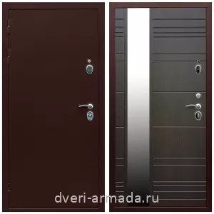 Антивандальные для квартир, Дверь входная Армада Люкс Антик медь / МДФ 16 мм ФЛЗ-Сити Венге для частного дома с теплоизоляцией
