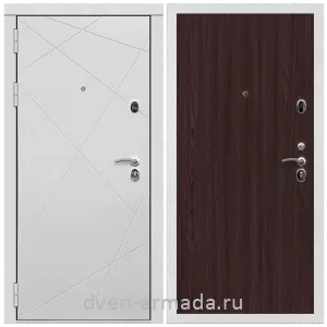 Дверь входная Армада Тесла МДФ 16 мм / МДФ 6 мм ПЭ Венге