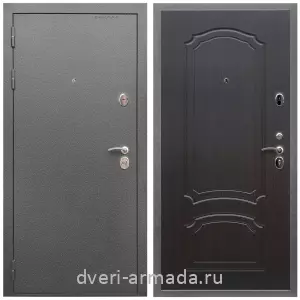 Входные двери 960х2050, Дверь входная Армада Оптима Антик серебро / МДФ 6 мм ФЛ-140 Венге