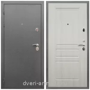 Входные двери толщиной 1.5 мм, Дверь входная Армада Оптима Антик серебро / МДФ 6 мм ФЛ-243 Лиственница беж