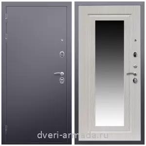 Наружные, Дверь входная Армада Люкс Антик серебро / МДФ 16 мм ФЛЗ-120 Дуб белёный от производителя