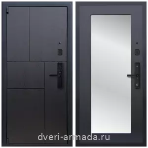 Белые двери с зеркалом, Дверь входная Армада Бастион МДФ 16 мм Kaadas S500 / МДФ 16 мм ФЛЗ-пастораль, Венге