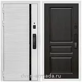 Умная входная смарт-дверь Армада Каскад WHITE МДФ 10 мм Kaadas K9 / МДФ 16 мм ФЛ-243 Венге